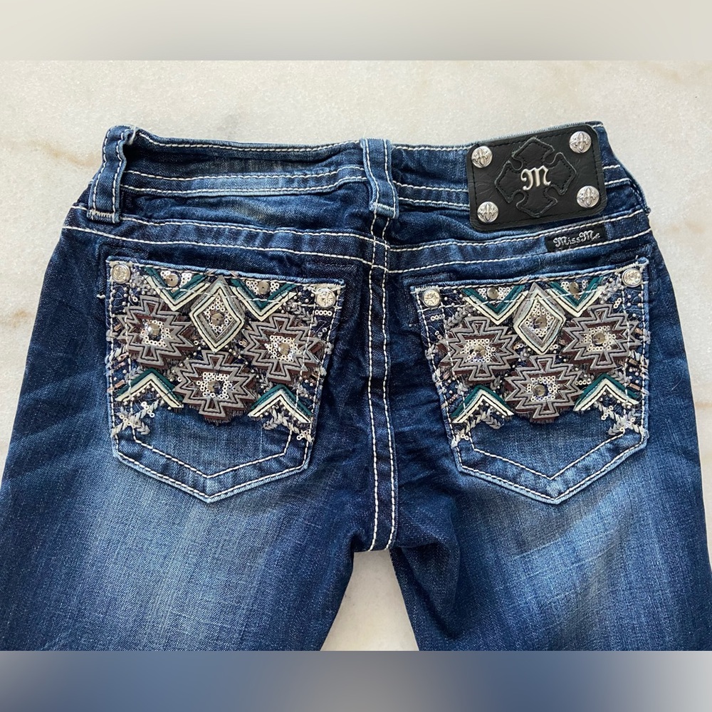 Miss Me Aztec Bootcut Long - Picture 4 of 6